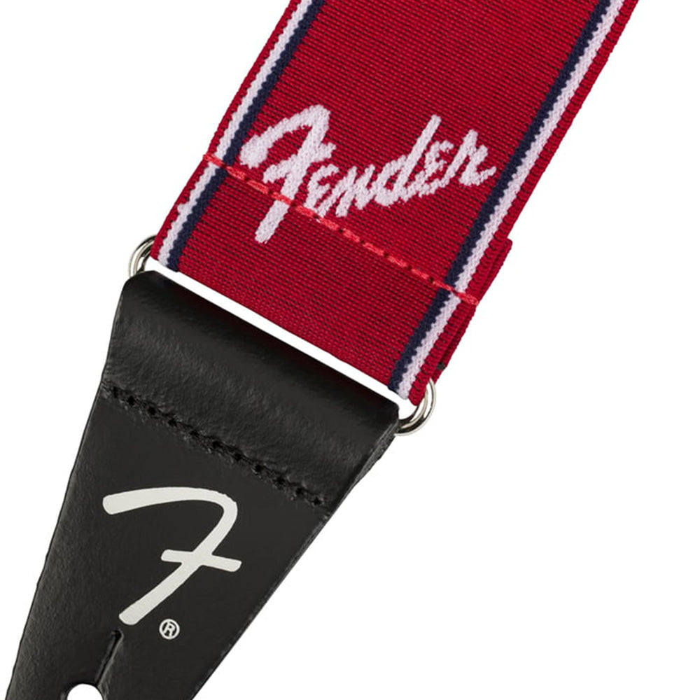 Fender Weighless 2" Mono Strap Red-accessories-Fender-Hermes Music